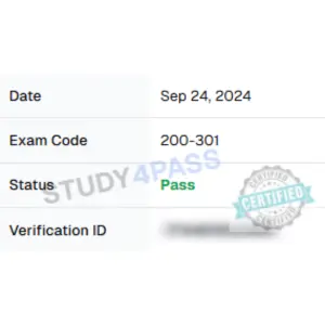 Exam Success Proof 8