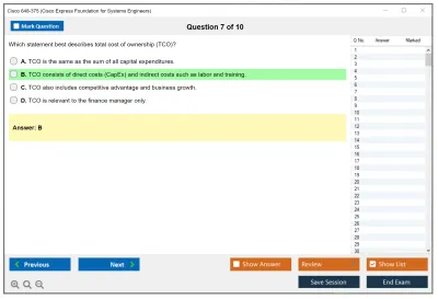 Cisco 648-375 Cisco Express Foundation for Systems Engineers Practice test exam simulator test engine exam Prep practice test questions answers Image 7
