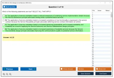 SOA S90.03 SOA Design & Architecture Practice test exam simulator test engine exam Prep practice test questions answers Image 3