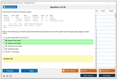 CompTIA XK0-004 CompTIA Linux+ Certification Exam Practice test exam simulator test engine exam Prep practice test questions answers Image 4