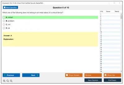 Checkpoint 156-115.80 Check Point Certified Security MasterR80 Practice test exam simulator test engine exam Prep practice test questions answers Image 6