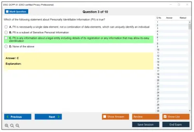 DSCI DCPP-01 DSCI certified Privacy Professional (DCPP) Practice test exam simulator test engine exam Prep practice test questions answers Image 3
