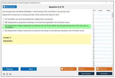 Copado Copado-Developer Copado Developer Certification Exam Practice test exam simulator test engine exam Prep practice test questions answers Image 8