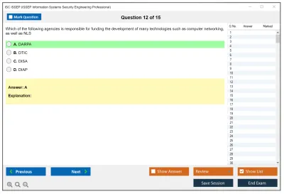ISC2 ISSEP ISSEP Information Systems Security Engineering Professional Practice test exam simulator test engine exam Prep practice test questions answers Image 12