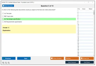 GAQM CTFL Certified Software Tester - Foundation Level (CSTFL) Practice test exam simulator test engine exam Prep practice test questions answers Image 5