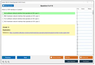 Juniper JN0-412 Cloud, Specialist (JNCIS-Cloud) Practice test exam simulator test engine exam Prep practice test questions answers Image 6