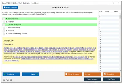 CompTIA 220-1202 CompTIA A+ Certification Exam: Core 2 Practice test exam simulator test engine exam Prep practice test questions answers Image 8