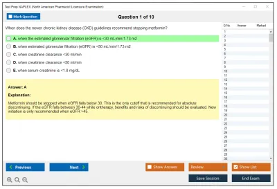 Test Prep NAPLEX North American Pharmacist Licensure Examination Practice test exam simulator test engine exam Prep practice test questions answers Image 1