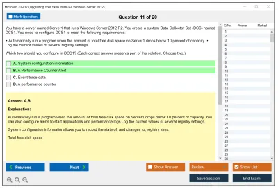Microsoft 70-417 Upgrading Your Skills to MCSA Windows Server 2012 Practice test exam simulator test engine exam Prep practice test questions answers Image 11