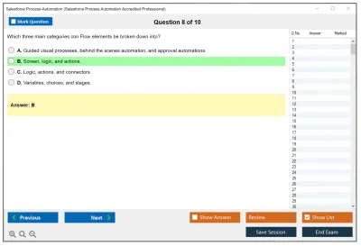 Salesforce Process-Automation Salesforce Process Automation Accredited Professional Practice test exam simulator test engine exam Prep practice test questions answers Image 8