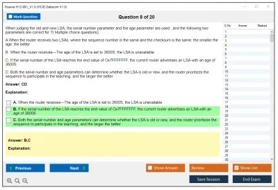 Huawei H12-891_V1.0 HCIE-Datacom V1.0 Practice test exam simulator test engine exam Prep practice test questions answers Image 8