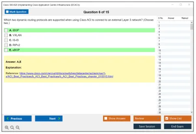 Cisco 300-620 Implementing Cisco Application Centric Infrastructure (300-620 DCACI) Practice test exam simulator test engine exam Prep practice test questions answers Image 6