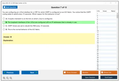 Cisco 400-151 CCIE Data Center (v2.0) Practice test exam simulator test engine exam Prep practice test questions answers Image 7