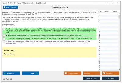 Huawei H13-629 HCIE-Storage (Written) Practice test exam simulator test engine exam Prep practice test questions answers Image 2