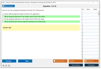 SAP C_TFIN22_67 SAP Certified Associate - Management Accounting with SAP ERP 6.0 EhP7 Practice test exam simulator test engine exam Prep practice test questions answers Image 1