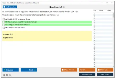 Nutanix NCA-6.5 Nutanix Certified Associate (NCA) v6.5 exam Practice test exam simulator test engine exam Prep practice test questions answers Image 4