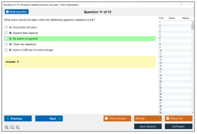 Riverbed 101-01 Riverbed Certified Solutions Associate Practice test exam simulator test engine exam Prep practice test questions answers Image 11