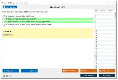 Polycom 1K0-001 Polycom Certified Videoconferencing Engineer (PCVE) Practice test exam simulator test engine exam Prep practice test questions answers Image 2