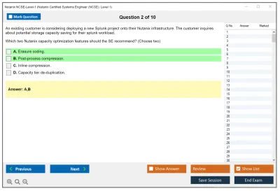 Nutanix NCSE-Level-1 Nutanix Certified Systems Engineer (NCSE): Level 1 Practice test exam simulator test engine exam Prep practice test questions answers Image 2