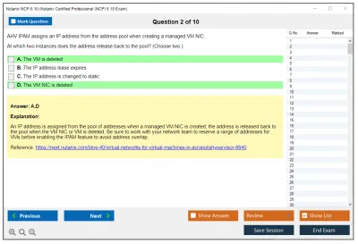 Nutanix NCP-5.10 Nutanix Certified Professional (NCP) 5.10 Exam Practice test exam simulator test engine exam Prep practice test questions answers Image 2