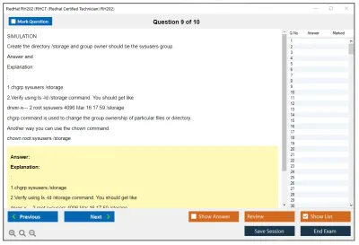 RedHat RH202 RHCT (Redhat Certified Technician) RH202 Practice test exam simulator test engine exam Prep practice test questions answers Image 9