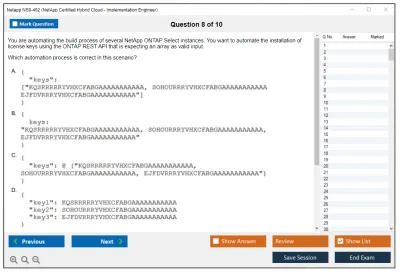 Netapp NS0-402 NetApp Certified Hybrid Cloud Implementation Engineer Practice test exam simulator test engine exam Prep practice test questions answers Image 8