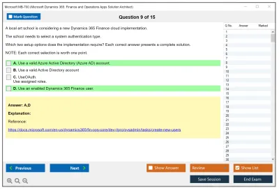 Microsoft MB-700 Microsoft Dynamics 365: Finance and Operations Apps Solution Architect Practice test exam simulator test engine exam Prep practice test questions answers Image 9