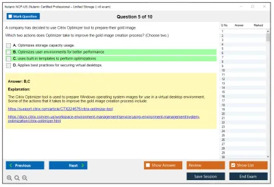 Nutanix NCP-US Nutanix Certified Professional – Unified Storage (NCP-US) v6 exam Practice test exam simulator test engine exam Prep practice test questions answers Image 5