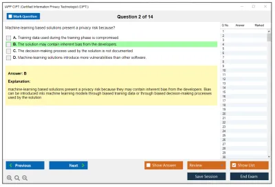 IAPP CIPT Certified Information Privacy Technologist (CIPT) Practice test exam simulator test engine exam Prep practice test questions answers Image 2