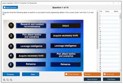 Logical Operations CFR-210 Logical Operations CyberSec First Responder Practice test exam simulator test engine exam Prep practice test questions answers Image 1