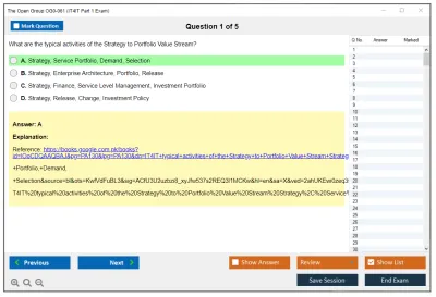 The Open Group OG0-061 IT4IT Part 1 Exam Practice test exam simulator test engine exam Prep practice test questions answers Image 1