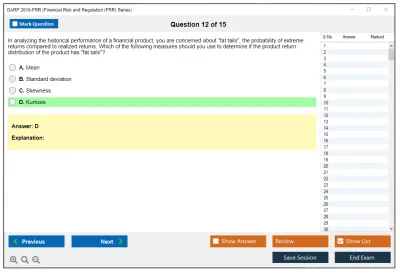 GARP 2016-FRR Financial Risk and Regulation (FRR) Series Practice test exam simulator test engine exam Prep practice test questions answers Image 12