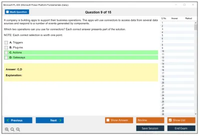 Microsoft PL-900 Microsoft Power Platform Fundamentals Practice test exam simulator test engine exam Prep practice test questions answers Image 9