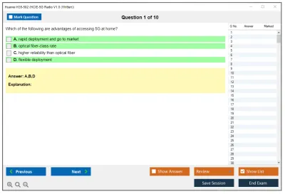 Huawei H35-582 HCIE-5G Radio V1.0 (Written) Practice test exam simulator test engine exam Prep practice test questions answers Image 1
