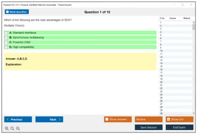 Huawei H31-311 Huawei Certified Network Associate - Transmission Practice test exam simulator test engine exam Prep practice test questions answers Image 1