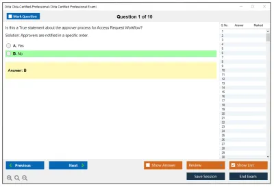 Okta Okta-Certified-Professional Okta Certified Professional Exam Practice test exam simulator test engine exam Prep practice test questions answers Image 1