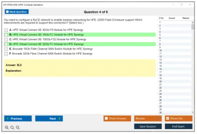 HP HPE0-S59 HPE Compute Solutions Practice test exam simulator test engine exam Prep practice test questions answers Image 4