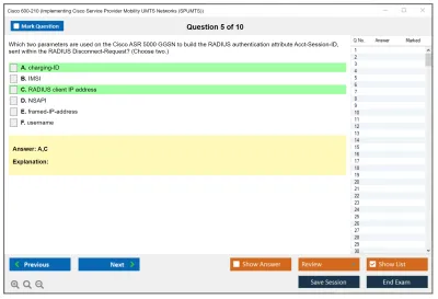 Cisco 600-210 Implementing Cisco Service Provider Mobility UMTS Networks (SPUMTS) Practice test exam simulator test engine exam Prep practice test questions answers Image 5