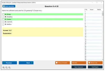GAQM CPEH-001 Certified Professional Ethical Hacker (CPEH) Practice test exam simulator test engine exam Prep practice test questions answers Image 8