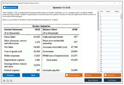 Test Prep CFA-Level-2 Chartered Financial Analyst Level 2 Practice test exam simulator test engine exam Prep practice test questions answers Image 13