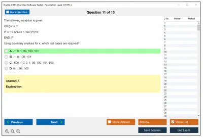 GAQM CTFL Certified Software Tester - Foundation Level (CSTFL) Practice test exam simulator test engine exam Prep practice test questions answers Image 11