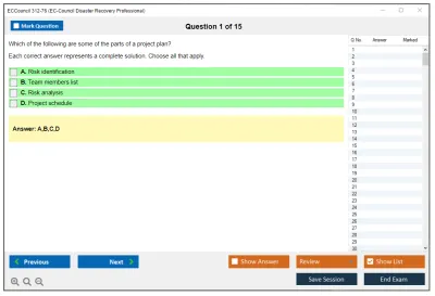 ECCouncil 312-76 Disaster Recovery Professional Practice Test Practice test exam simulator test engine exam Prep practice test questions answers Image 1
