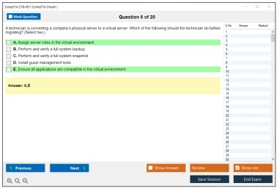 CompTIA CV0-001 CompTIA Cloud+ Practice test exam simulator test engine exam Prep practice test questions answers Image 6