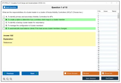 HP HPE6-A71 Aruba Certified Mobility Professional Exam Practice test exam simulator test engine exam Prep practice test questions answers Image 1