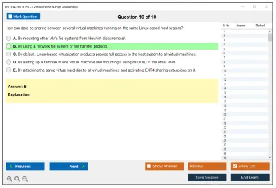 LPI 304-200 LPI Level 3 Exam 304 Practice test exam simulator test engine exam Prep practice test questions answers Image 10