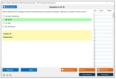 SAP C_FIOAD_1909 SAP Certified Technology Associate - SAP Fiori System Administration Practice test exam simulator test engine exam Prep practice test questions answers Image 9