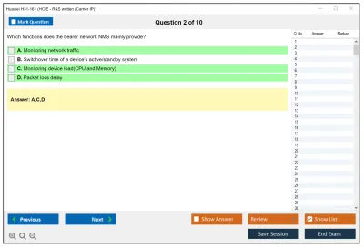 Huawei H31-161 HCIE - R&amp;S written (Carrier IP) Practice test exam simulator test engine exam Prep practice test questions answers Image 2
