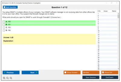 ECCouncil 312-49v10 Computer Hacking Forensic Investigator (CHFI-v10) Practice test exam simulator test engine exam Prep practice test questions answers Image 1