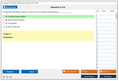 Six Sigma ICYB IASSC Certified Lean Six Sigma Yellow Belt Practice test exam simulator test engine exam Prep practice test questions answers Image 4