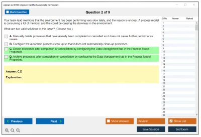 Appian ACD100 Appian Certified Associate Developer Practice test exam simulator test engine exam Prep practice test questions answers Image 2